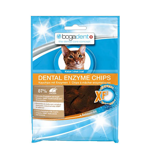 Dental enzyme chips frango gato Bogadent