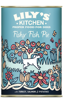 Lilys Kitchen Dog Fishy Fish Pie with Turkey, Salmon and Potatoes